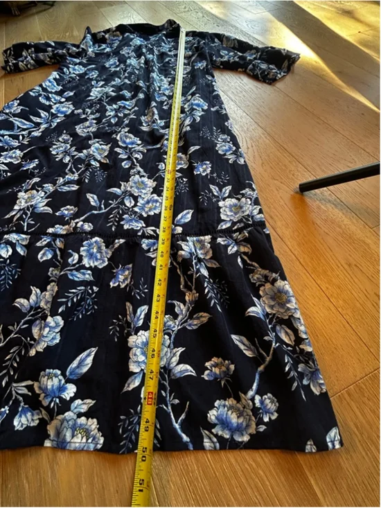 Women's Johnny Was Magnolia Hi Low Floral Midi Dress XL - Picture 7 of 9